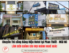 Chuyên thi công bảng hiệu Hotel tại Mũi né , Phan Thiết  tỉnh Lâm Đồng