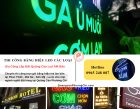 Thi công Quảng cáo LED âm bản