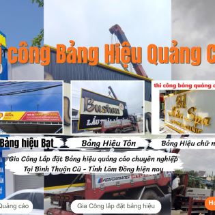 Chuyên làm bảng hiệu quảng cáo Phan thiết