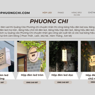 Chuyên  bảng hiệu mica đèn led tại tỉnh Lâm Đồng