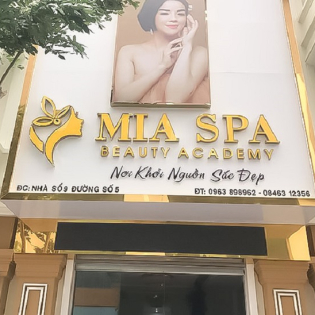Thi công bảng hiệu spa tại Lagi , Phan Thiết , Mũi Né