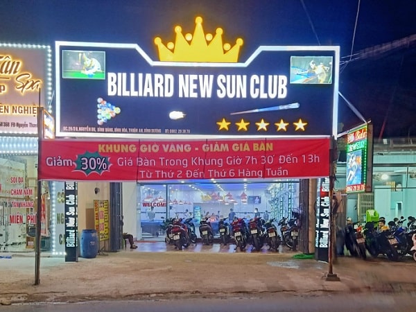 Bảng quảng cáo led bida tại phan thiết