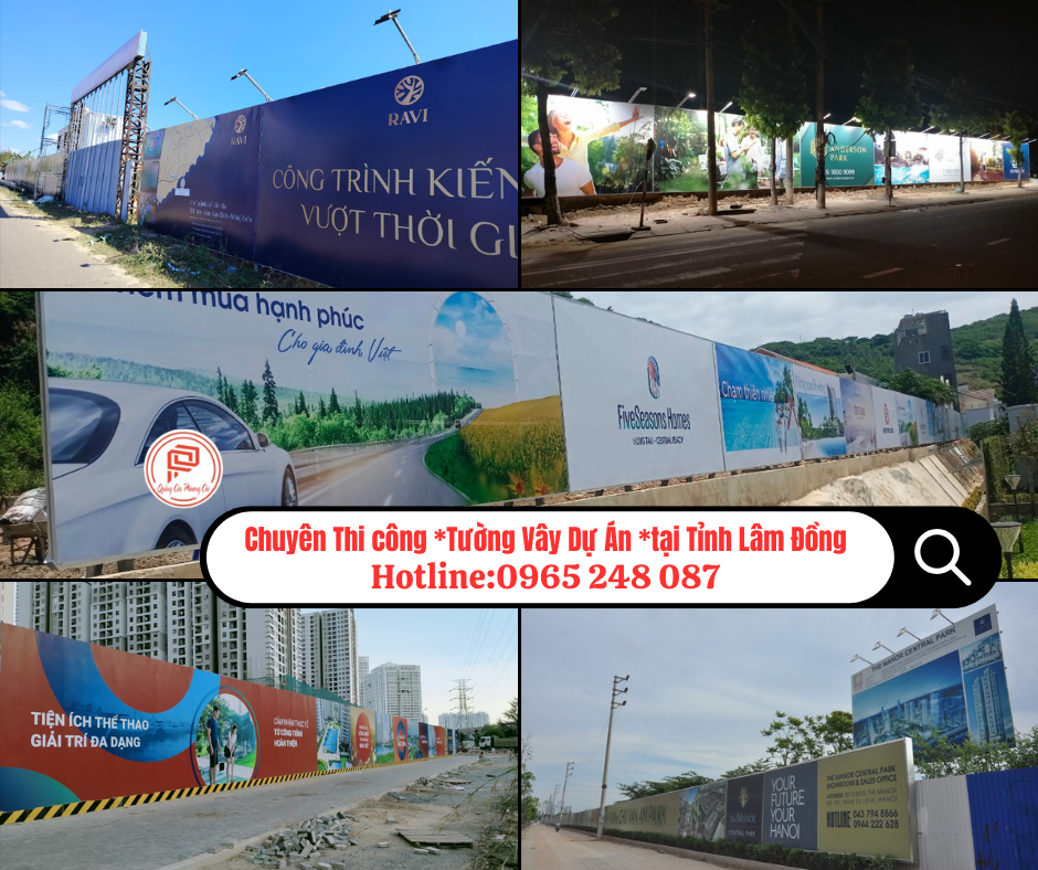 Chuyên thi công tường vây dự án tại tỉnh Lâm Đồng