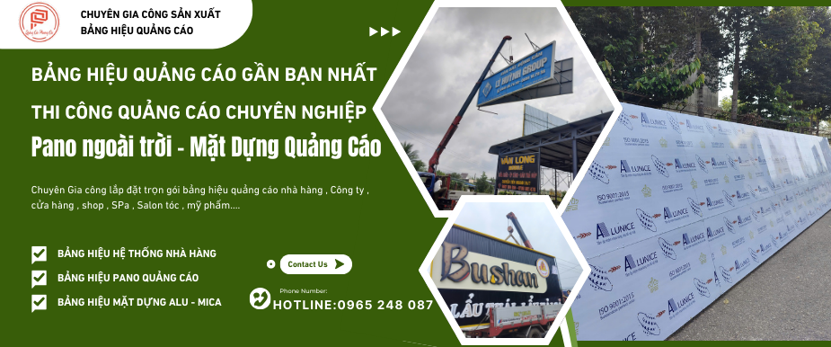 Thi công biển hiệu alu giá rẻ tỉnh bình thuận cũ