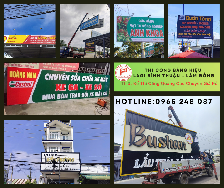 bảng hiệu dán decal tại phan thiết