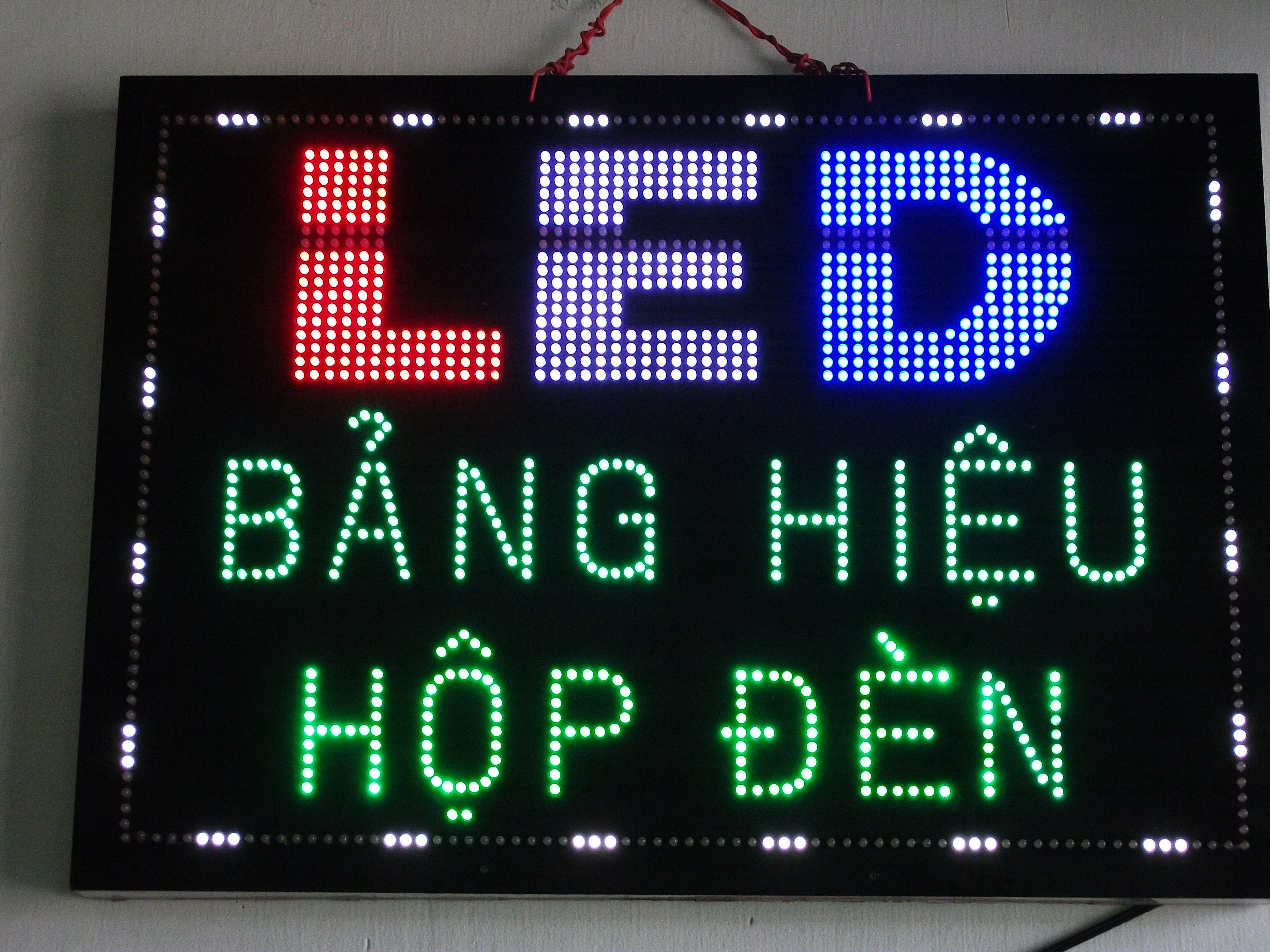 Bảng hiệu led hộp đèn giá rẻ phan thiết