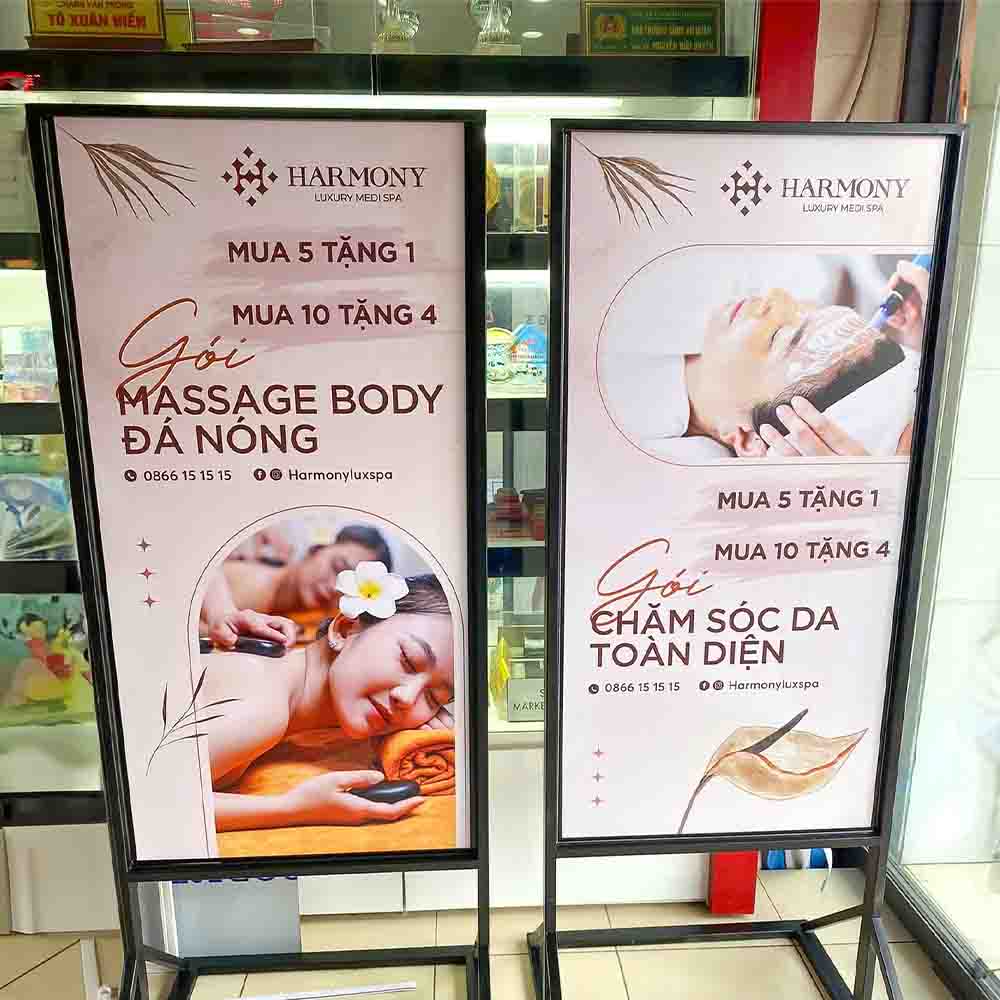 Làm bảng hiệu đứng spa tại La Gi