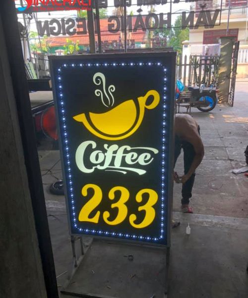 thi công hộp đèn alu âm bản tại phan thiết