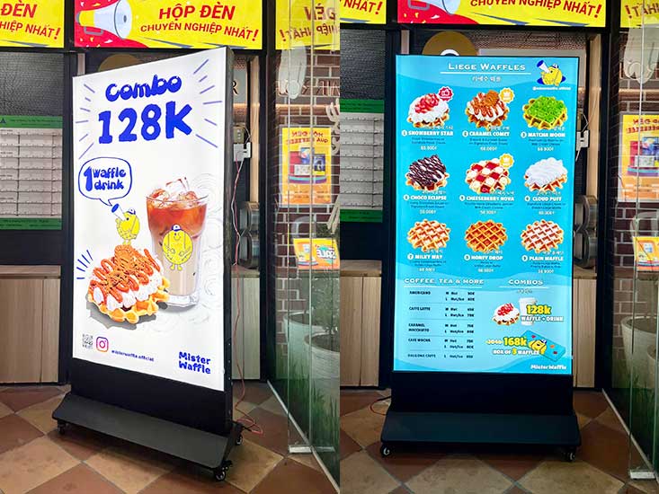 thi công hộp đèn led giá rẻ tại phan thiết