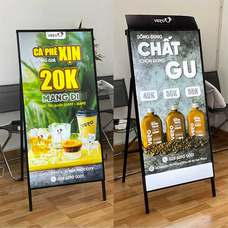 thi công hộp đèn led hiện đại tại phan thiết